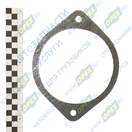 54115-1203020 Прокладка (м/асбест) С/Ф приемной трубы 2отв, ф131х1,5 Techno Drive